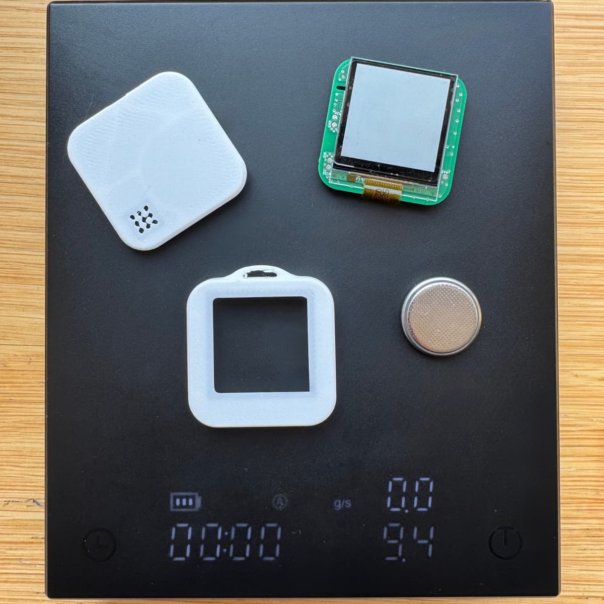 Prototype weight confirmed: 9 g