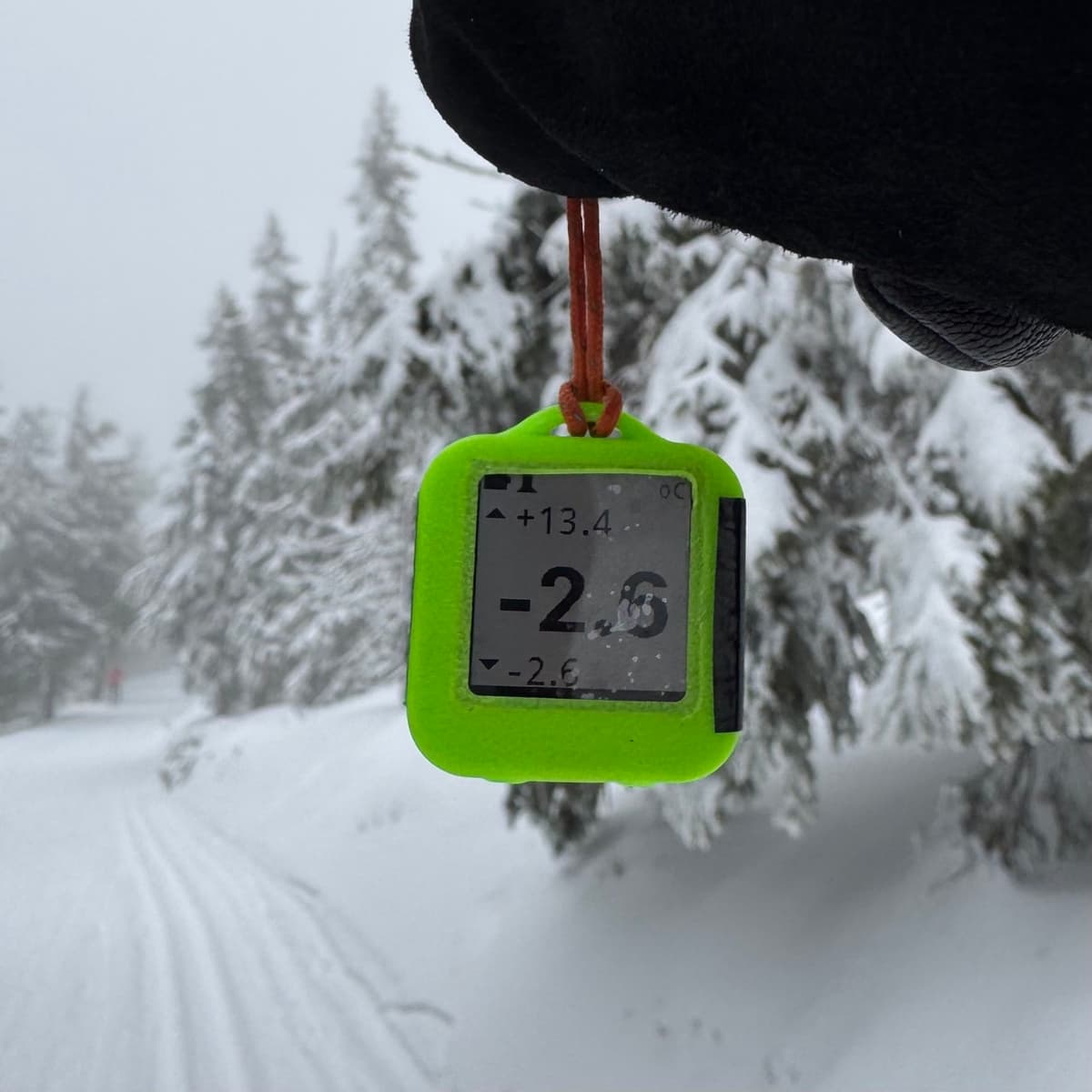 Winter alpine test — freezing temperatures